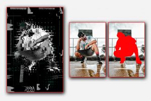 6-In-1 Glitch Photoshop Actions Bundle