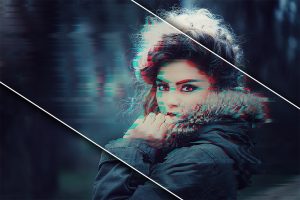 6-In-1 Glitch Photoshop Actions Bundle