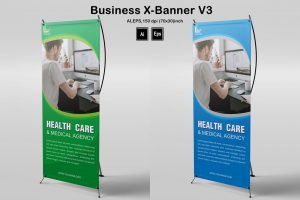 10 Exclusive Business X-Banner Templates Bundle