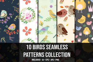 All in One Unique Seamless Patterns