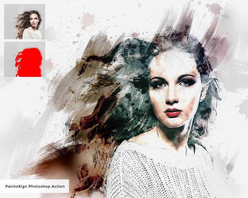 Graphicsmartz - 10-in-1 Mixed Art Photoshop Actions Bundle