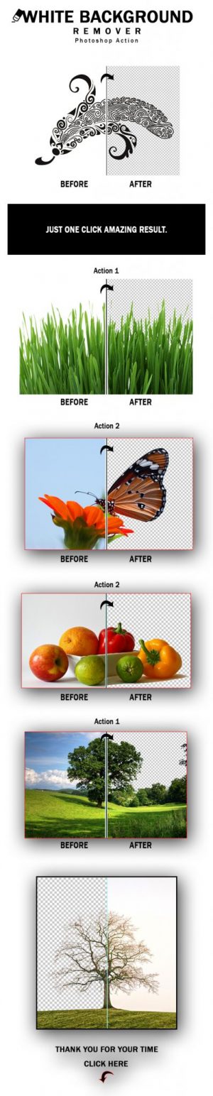White Background Remover Photoshop Action