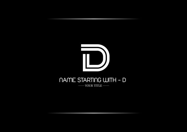 Letter D-01 Letter D-01