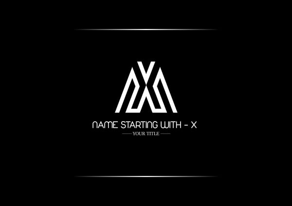Letter X-01 Letter X-01