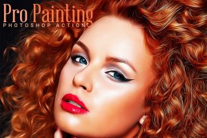 50 In 1 Oil Paint Photoshop Actions Bundle CC2017+