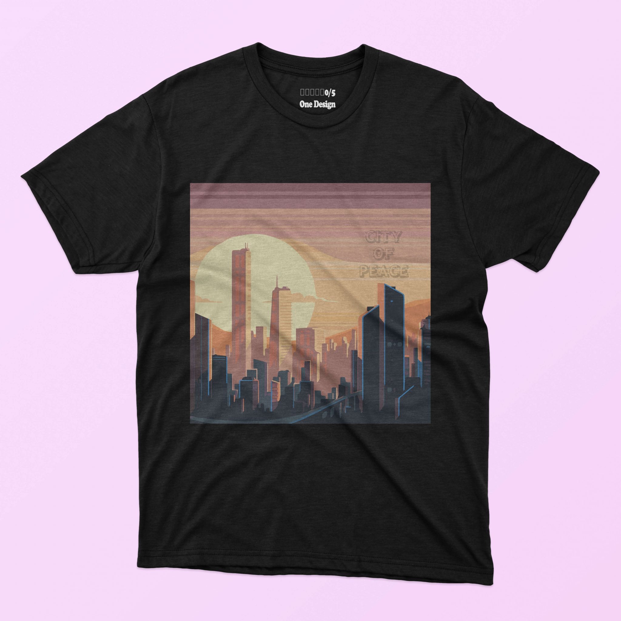 Graphicsmartz - 5 in 1 City -T-shirt Designs Bundle