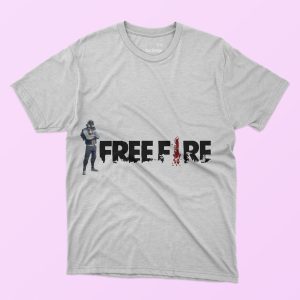 5 in 1 Free Fire T-shirt Designs Bundle