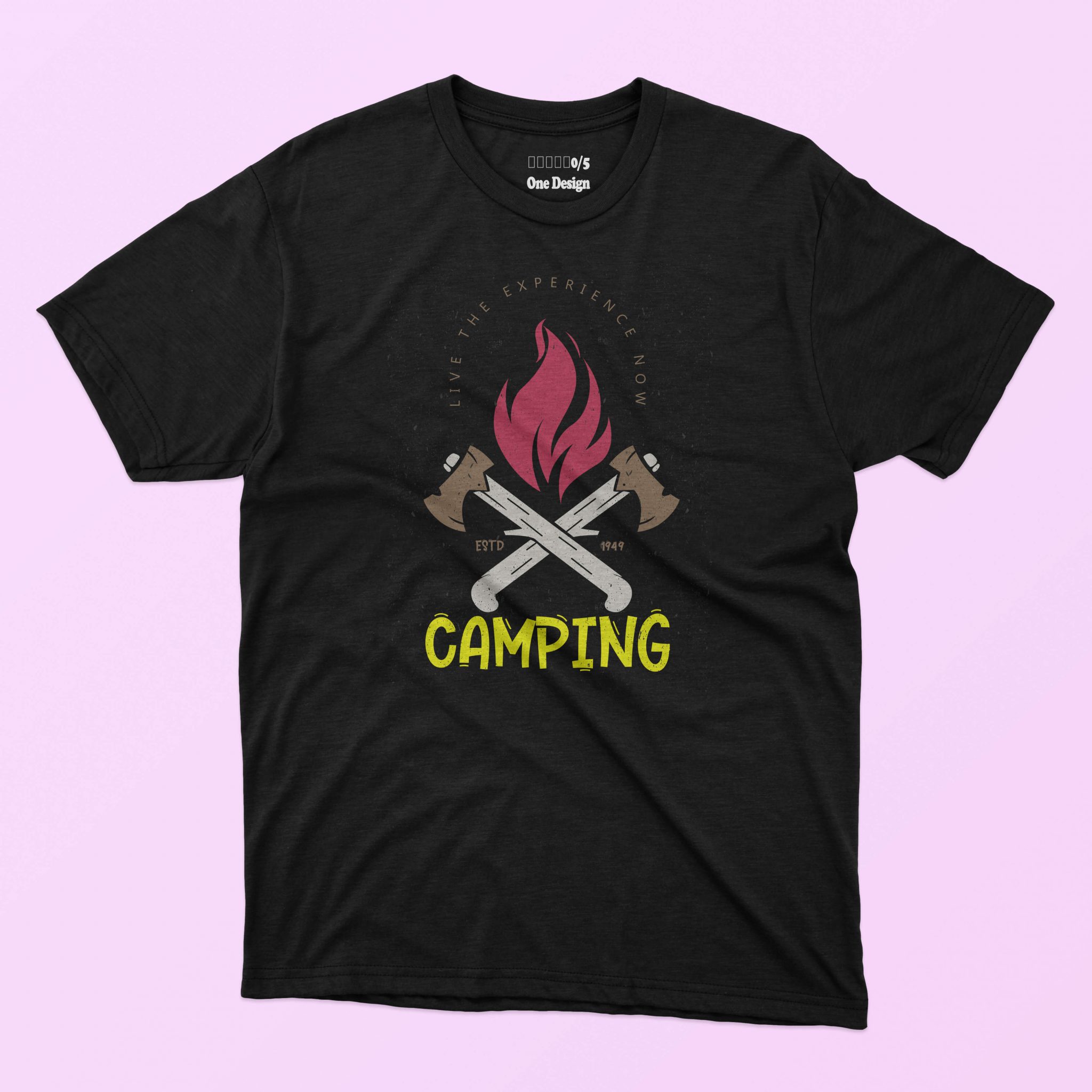 Graphicsmartz - 5 In 1 Fire T-shirt Designs Bundle