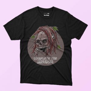 5 in 1 Skeleton Head T-shirt Designs Bundle