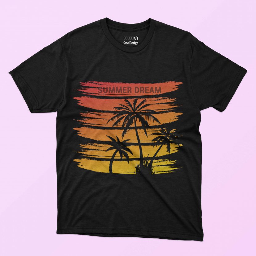 Graphicsmartz - 5 in 1 Nature T-shirt Designs Bundle