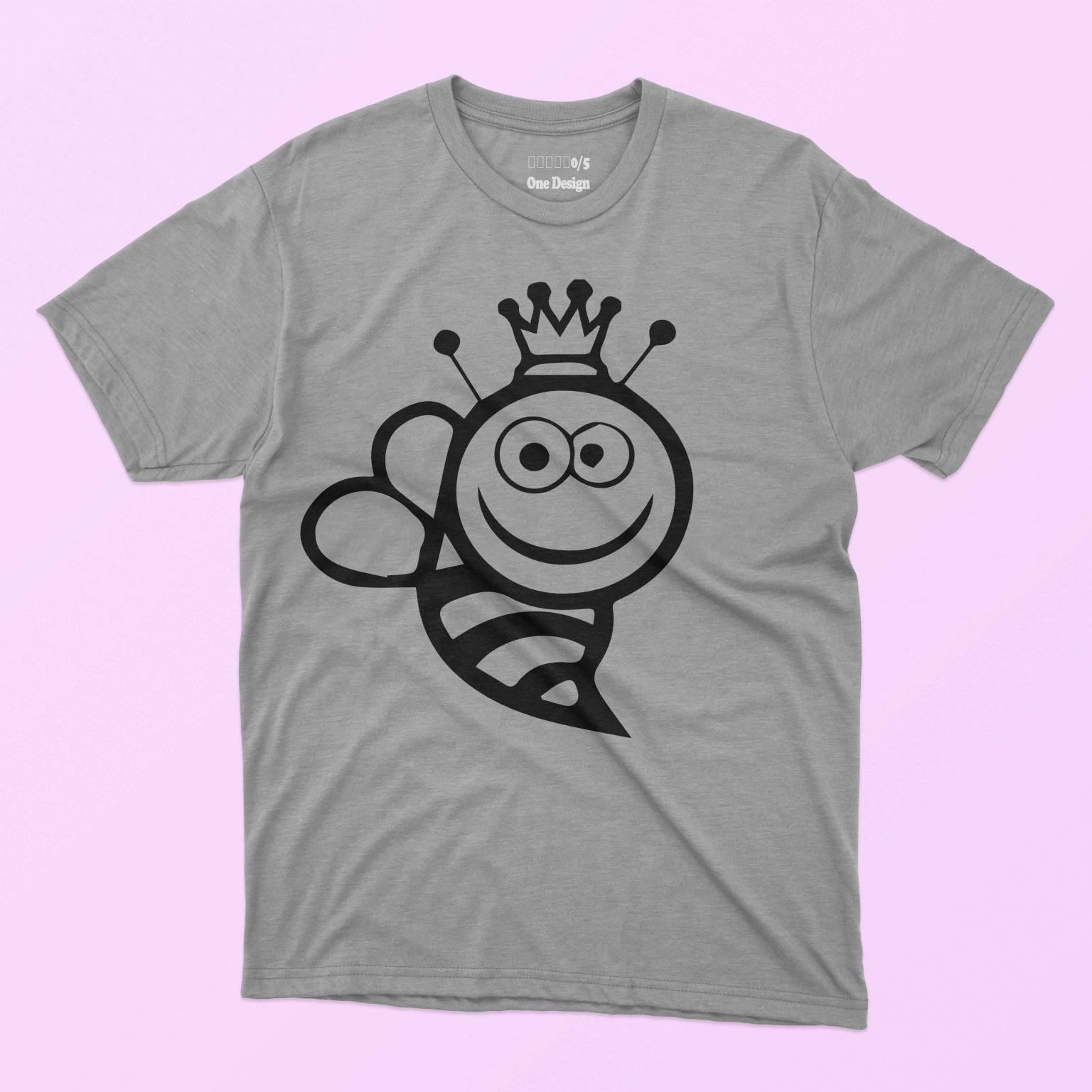 Graphicsmartz - 5 in 1 Bee -T-shirt Designs Bundle