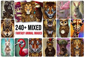 240+ Mixed Fantasy Animal Images
