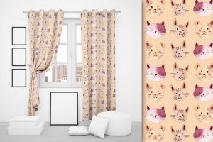 Cat Floral V013 Seamless Patterns Collection