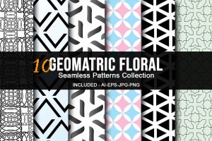 Geomatric Floral 01
