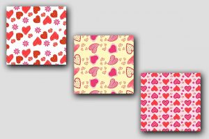 Love Floral V01 Seamless Patterns Collection