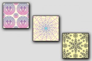 Mandala Floral V04 Seamless Patterns Collection