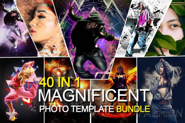 40 In 1 Magnificent Photo Template Bundle