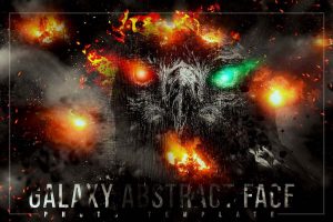 Galaxy Abstract Face p 1