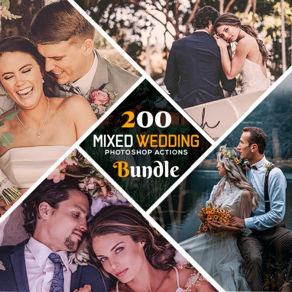 200 Mixed Wedding Photoshop Actions