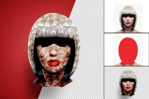3 - Low Poly Photoshop Action (design by AMORJESU)