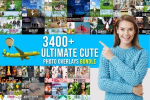 3400+ Ultimate Cute Photo Overlays Bundle