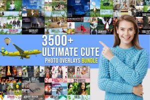 3500+ Ultimate Cute Photo Overlays Bundle