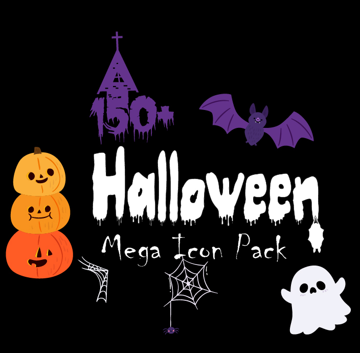 150+ Halloween Mega Icon Pack