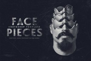 Face-Pieces-Photoshop-Template