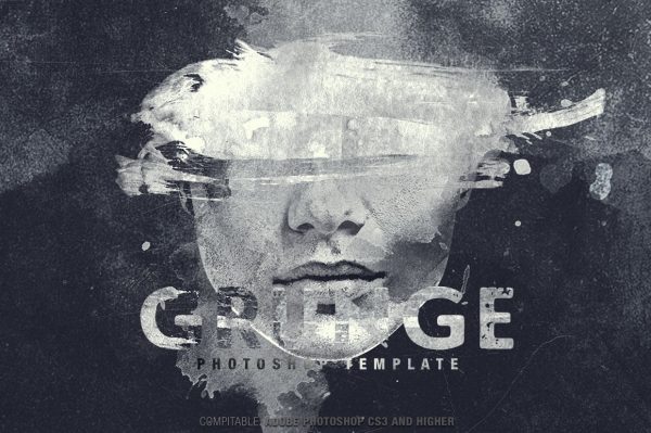 Grunge-Photoshop-Template Grunge-Photoshop-Template