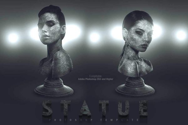 Statue-Photoshop-Template Statue-Photoshop-Template