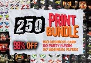 250 In 1 Catchy Print Templates Mega Bundle
