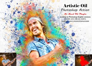 20 In 1 Oil Effect Photoshop Actions Bundle