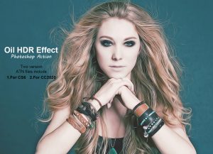 20 In 1 Oil Effect Photoshop Actions Bundle