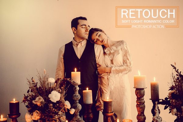 Retouch Soft Light Romantic Color Photoshop Action