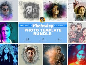 10 Uplifting Photo Templates Bundle