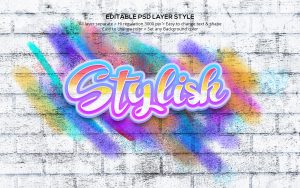 16 In 1 Graffiti Text Style Effect Bundle