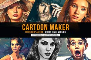 33. Cartoon Maker Photoshop Action (1)