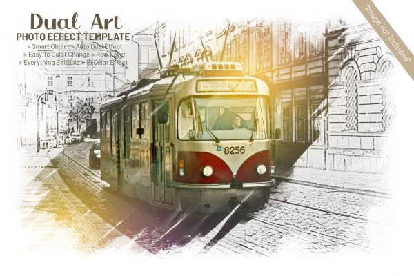 Dual Art Photo Effect 74 Dual Art Photo Effect 74