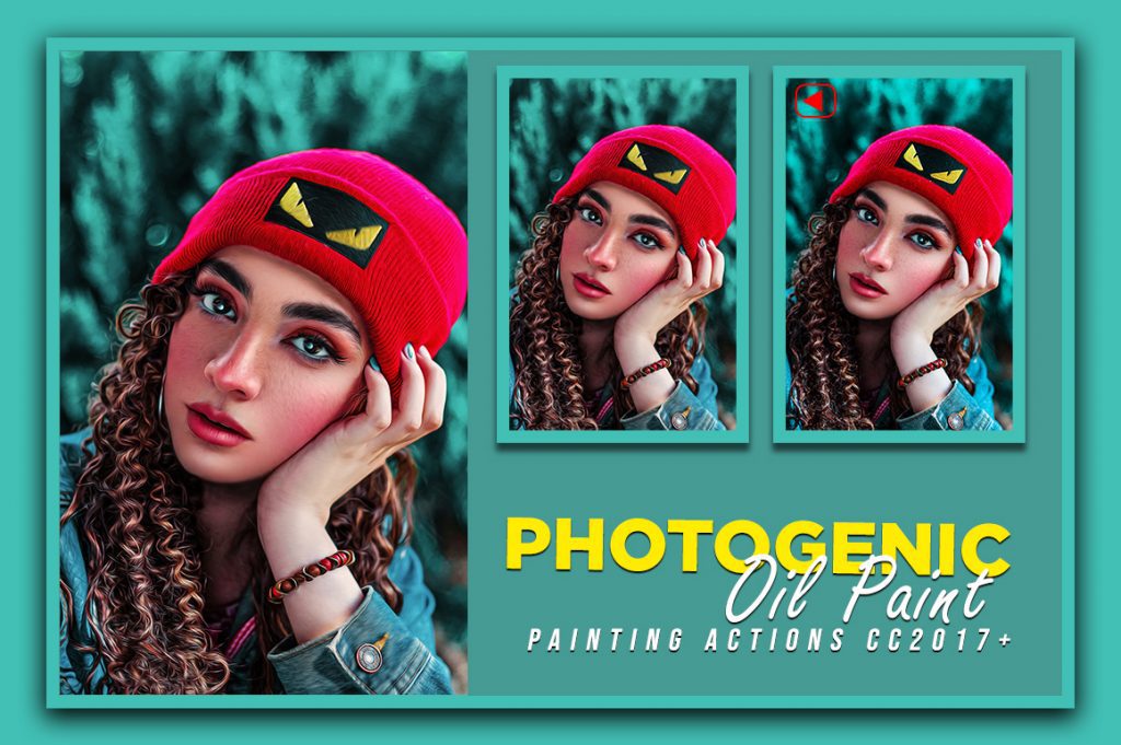 Graphicsmartz 50+ Mega Oil Paint Actions Bundle