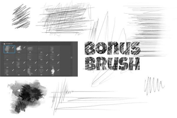 Bonus sketch brush Bonus sketch brush