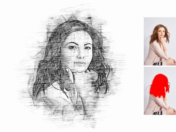 Pro Sketch Photoshop Action 6 Pro Sketch Photoshop Action 6