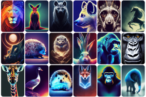 70+ Holographic Animals