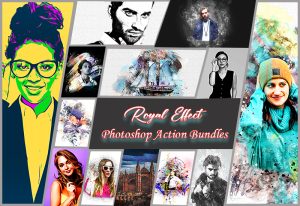 The 15 In 1 Royal Effect Photoshop Action Bundles