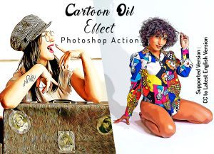 The 12 In 1 Oil Effect Photoshop Action Bundle