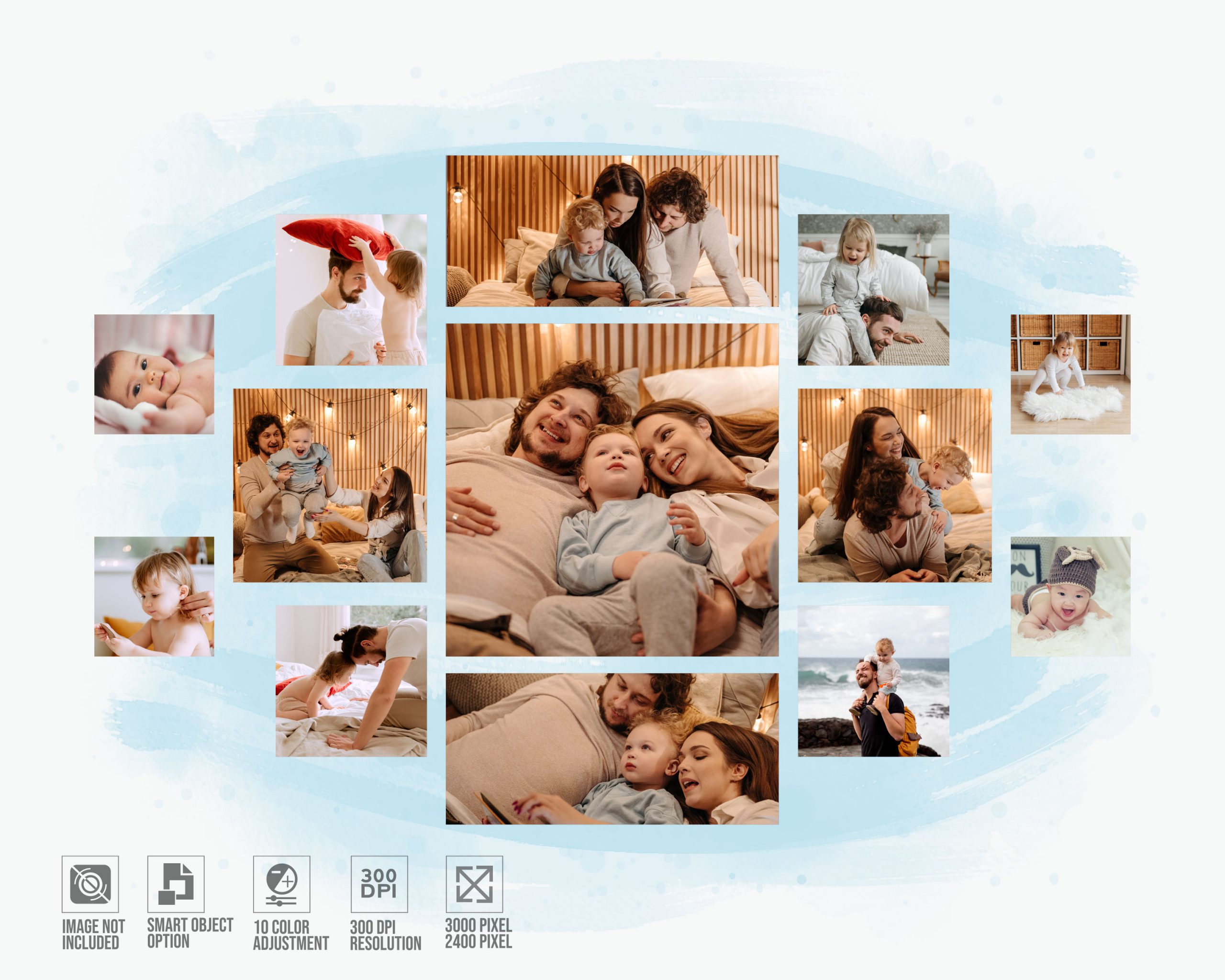 Graphicsmartz The 50+ Collage Photo Frame Design Bundle