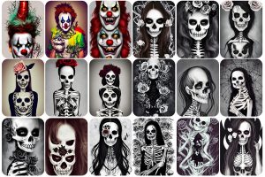 170 + Mixed Skulls Images Bundle