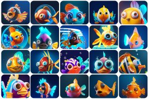 130+ Cute Fish Images Bundle