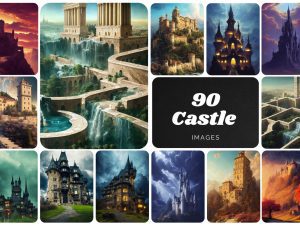 90 Stock images with different castles.