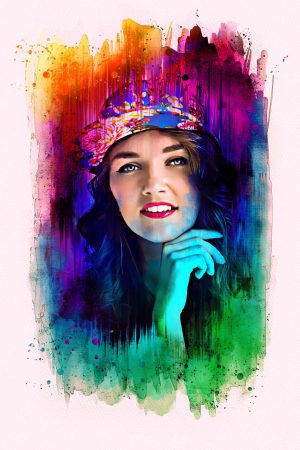 Colorful Watercolor Painting Effect 11