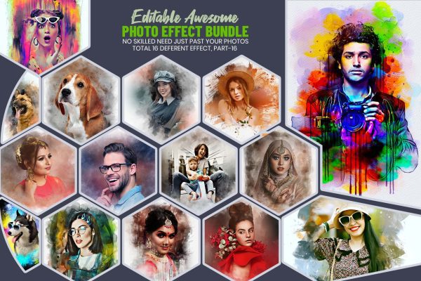 16 IN 1 Awesome Photo Template Bundle